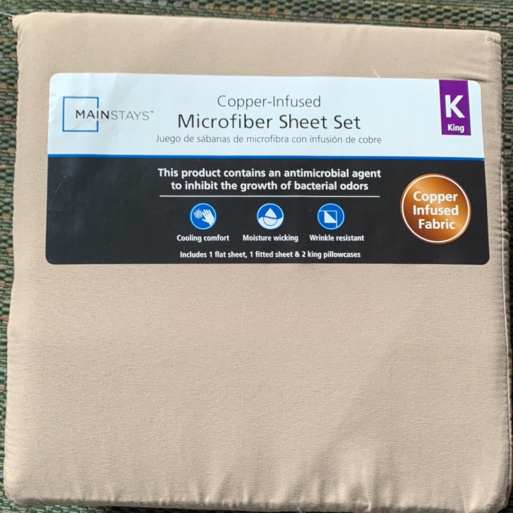 NWT Mainstays Sheet Set (BRAND NEW) - Picture 1 of 2